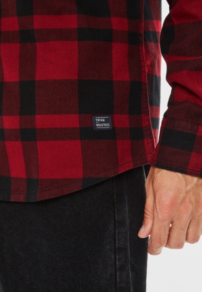 Рубашка Austin Vintage, цвет Red Check 5