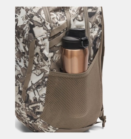 Рюкзак U Hustle 6.0 Under Armour, цвет Taupe Dusk Summit White (29л) 4