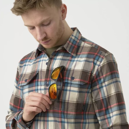 Рубашка Greyman NS Helikon, цвет Foggy Meadow Plaid 11