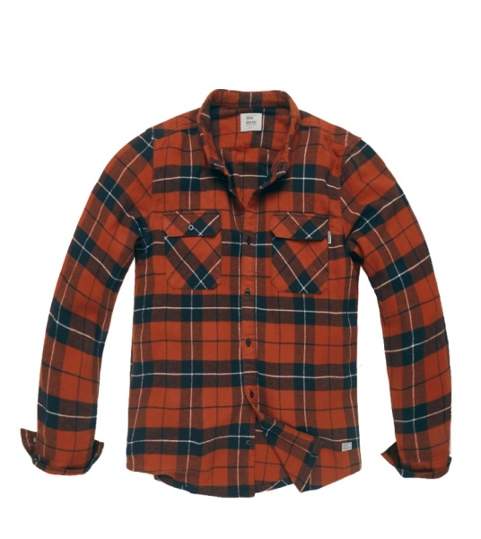 Рубашка Sem Flannel Vintage, цвет Orange Check
