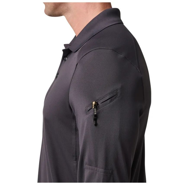 Поло Helios Long Sleeve 5.11, цвет Charcoal 9