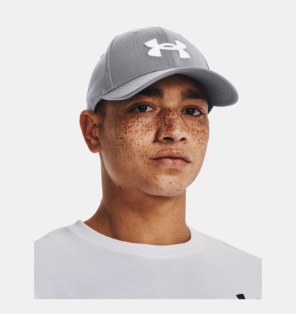 Бейсболка Blitzing Under Armour, цвет Gray White 3