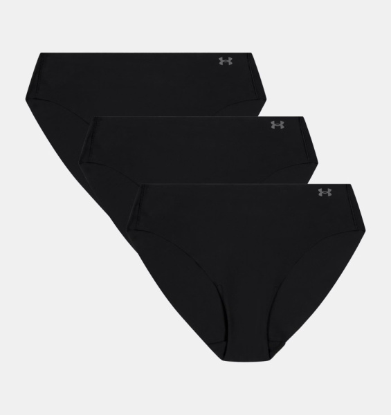 Трусы Women's Pure Stretch Bikini (3 pack) UA, цвет Black 4