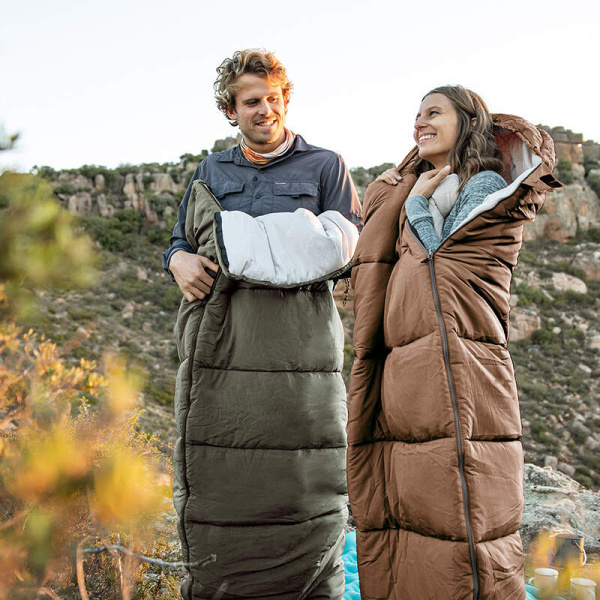 Спальный мешок Naturehike U350, молния слева, цвет зеленый 5