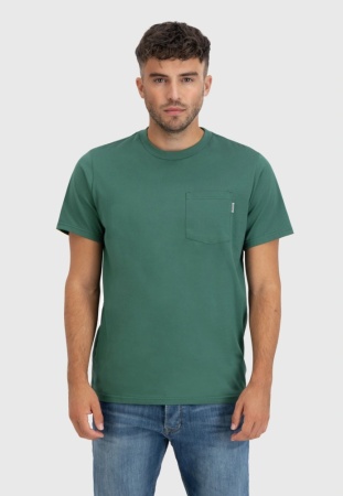 Футболка Gray pocket Vintage, цвет Bright Green 2