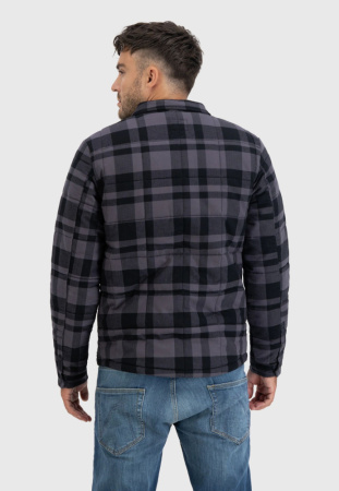 Рубашка Square + Padded Vintage, цвет Grey Check МОДЕЛЬ 2