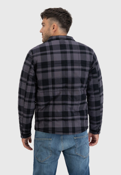 Рубашка Square + Padded Vintage, цвет Grey Check МОДЕЛЬ 2