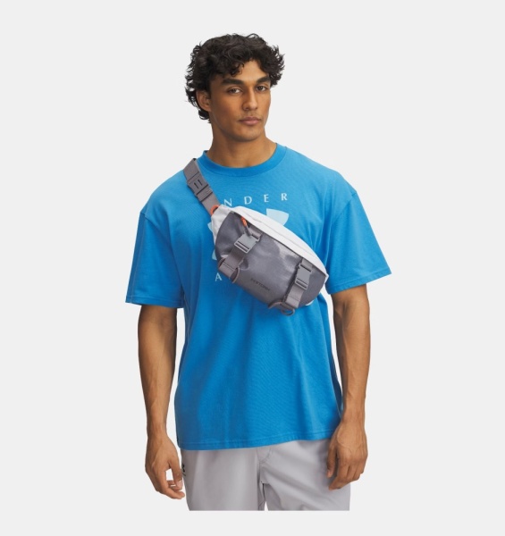 Сумка поясная Summit Trail Under Armour, цвет Distant Gray Titan Gray (2,7л) 4
