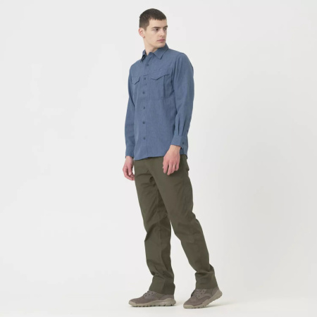 Рубашка DEFENDER MK2 GENTLEMAN Helikon, цвет Melange Blue модель 2