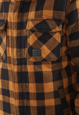 Куртка Sherpa Vintage, цвет Yellow Check МОДЕЛЬ 4