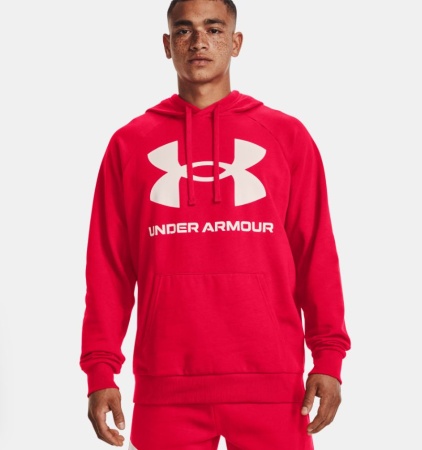 Толстовка Rival Fleece Big Logo Under Armour, цвет Red