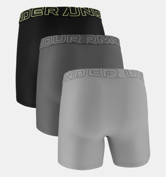 Трусы Men's Performance Tech Mesh 6 (3 pack) UA, цвет Titanium 5