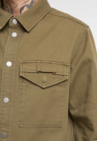 Рубашка Heavy Twill Brandit, цвет Olive модель 4