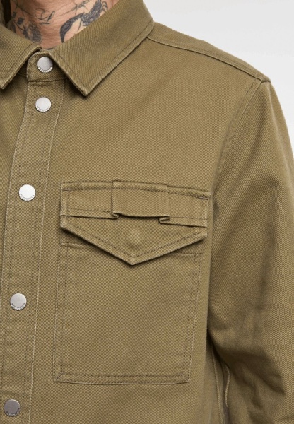 Рубашка Heavy Twill Brandit, цвет Olive модель 4