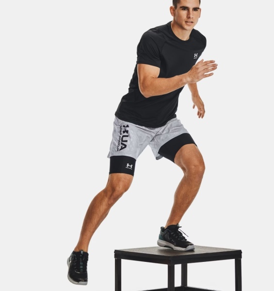 Шорты HeatGear Base Long Under Armour, цвет Black 4