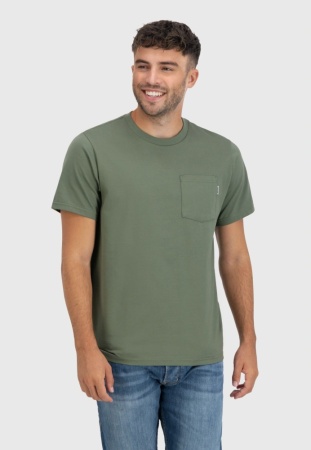 Футболка Gray pocket Vintage, цвет Drab МОДЕЛЬ 3