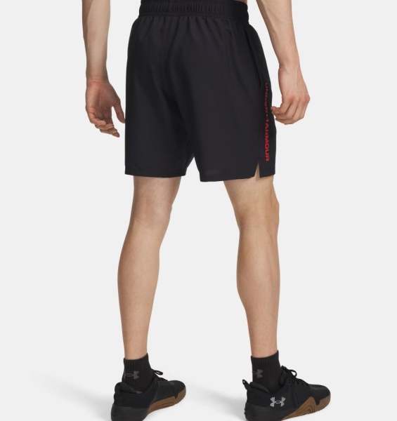 Шорты M Woven Wdmk Under Armour, цвет Black Red 2