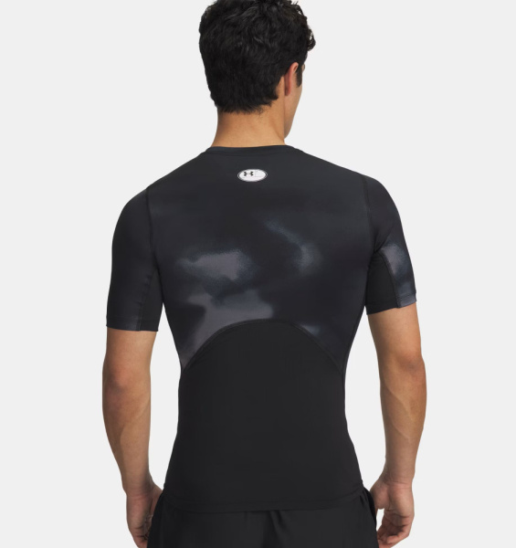 Футболка HG Armour Printed Under Armour, цвет Black White 2