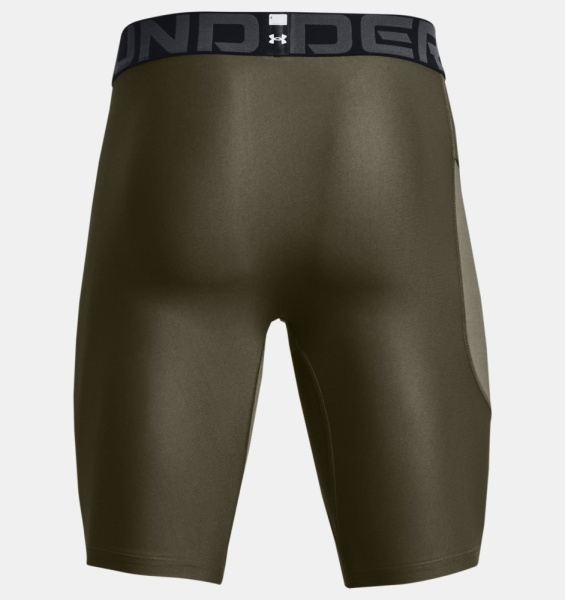 Шорты HeatGear Base Long Under Armour, цвет Green 6