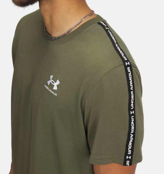 Футболка Icon HWT Tee Taping Under Armour, цвет Green 3