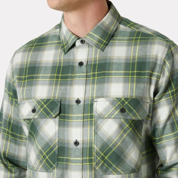 Рубашка LOKKA ORGANIC FLANNEL HH, цвет Jungle Green 3