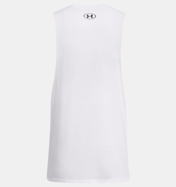 Майка M Left Chest Cut Off Under Armour, цвет White 7