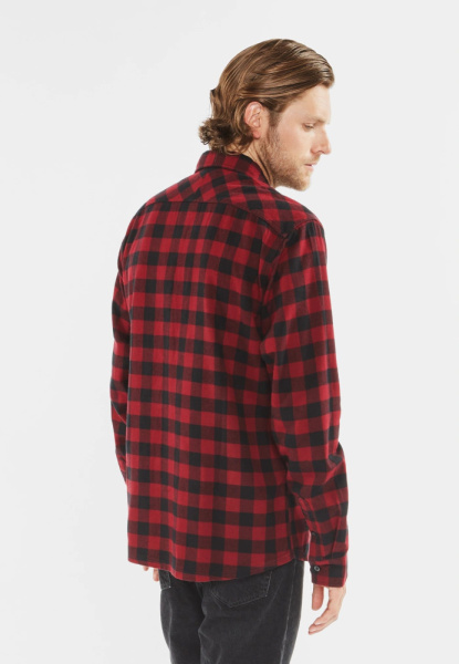 Рубашка Harley Vintage, цвет Red Check МОДЕЛЬ 2