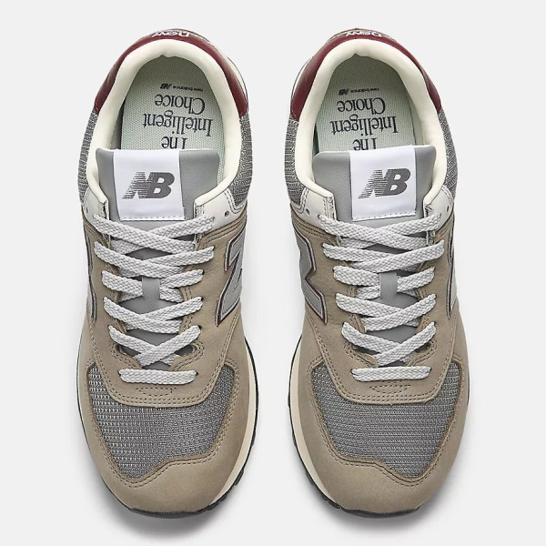 Кроссовки U 574 New Balance, цвет Arid Stone Monarch Burgundy 4