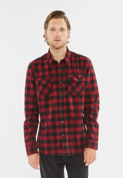 Рубашка Harley Vintage, цвет Red Check МОДЕЛЬ