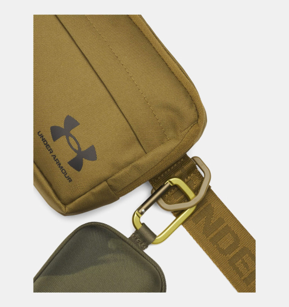 Сумка поясная U Essential Crossbody UA, цвет Canteen Green Black  4
