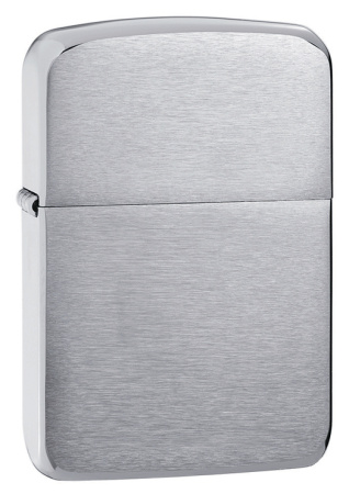 Зажигалка Zippo Replica, Brushed Chrome, цвет серебристый