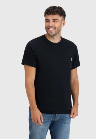 Футболка Gray pocket Vintage, цвет Black МОДЕЛЬ