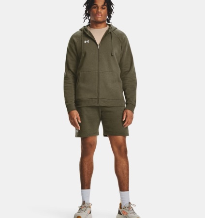 Толстовка Rival Fleece FZ Under Armour, цвет Green 3