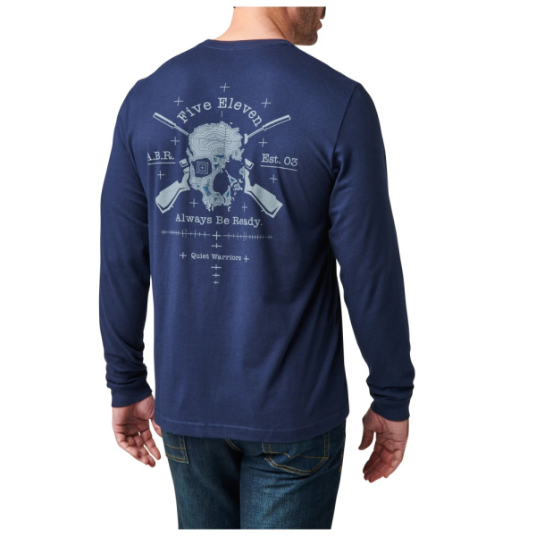 Лонгслив Quiet Warrior 5.11 Tactical, цвет Pacific Navy 2