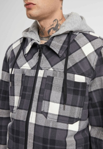 Куртка Top Heavy Twill Brandit, цвет White Black 6