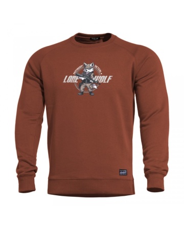 Толстовка Lone Wolf Pentagon, цвет Maroon Red