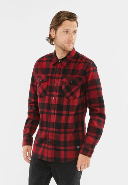 Рубашка Austin Vintage, цвет Red Check 4