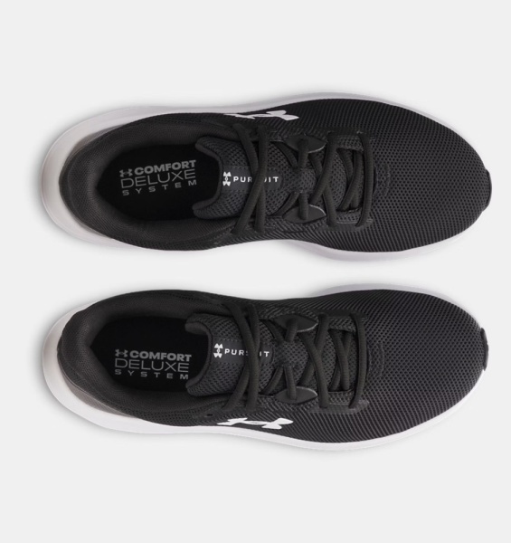 Кроссовки Charged Pursuit 4 Under Armour, цвет Black White 3