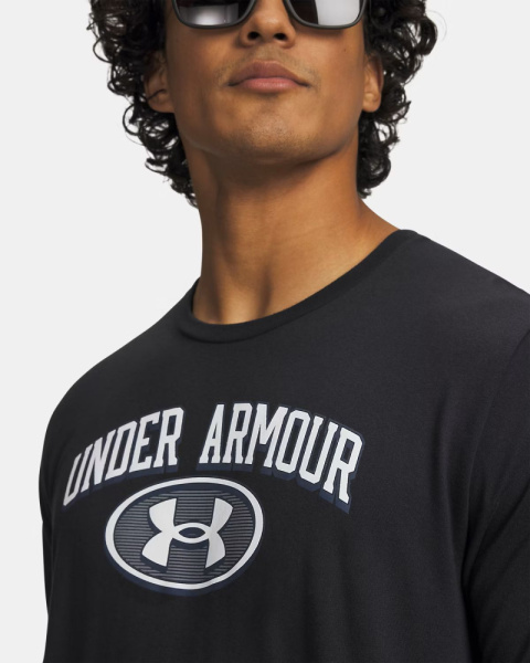 Футболка M WM Locker Tag Under Armour, цвет Black White 3