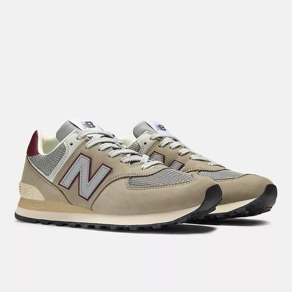 Кроссовки U 574 New Balance, цвет Arid Stone Monarch Burgundy 2