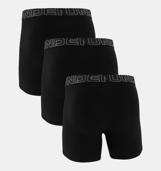 Трусы Men's Performance Cotton 6 (3 pack) UA, цвет Black White 5