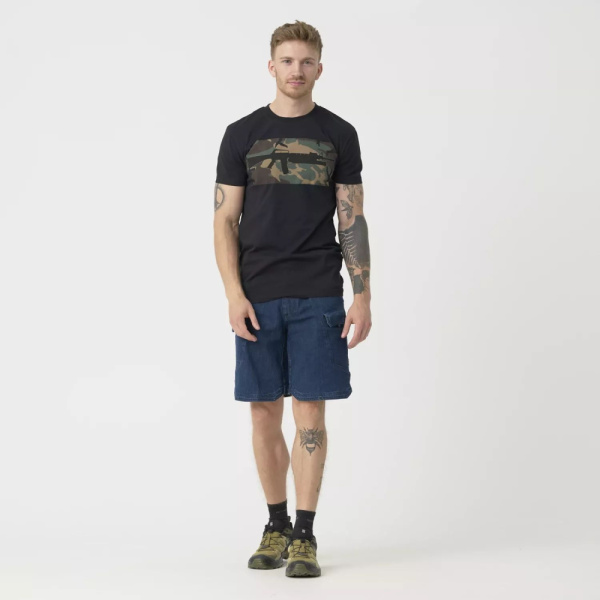 Футболка 16 203 Combo Helikon, цвет Black US Woodland 4