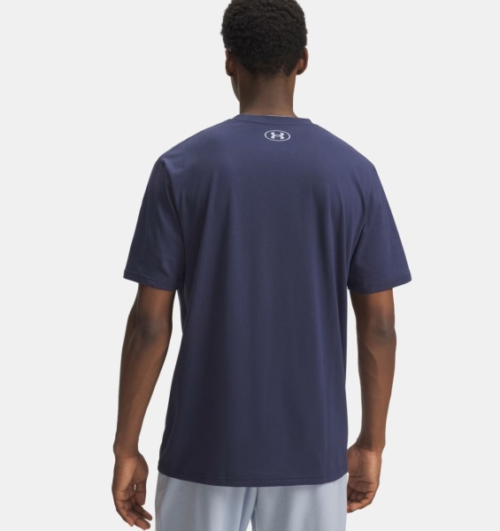 Футболка ABC Camo Boxed Logo Under Armour, цвет Washed Navy 2