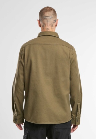 Рубашка Heavy Twill Brandit, цвет Olive модель 3