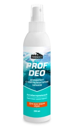 Дезодорант для обуви Professional Trekko, 200 мл