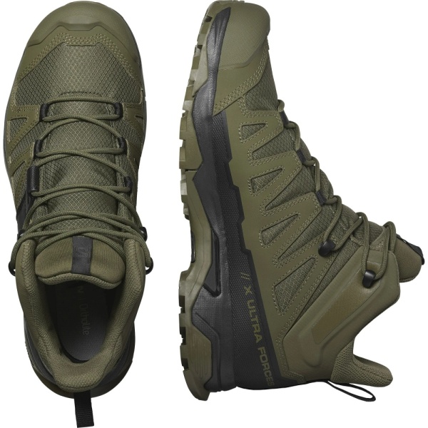 Ботинки X Ultra Forces MID Salomon, цвет Ranger Green 2