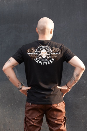 Футболка Варгградъ Клуб путешественников, цвет черный модель 3