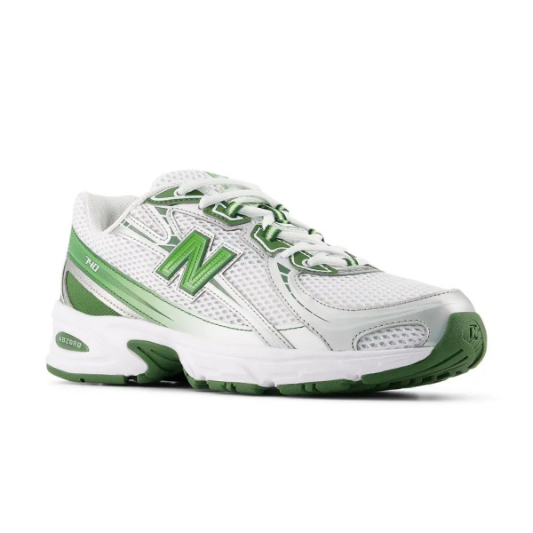 Кроссовки U 740 New Balance, цвет White Alpine Green 5