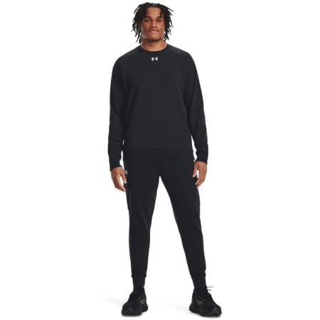 Толстовка Rival Fleece Crew Under Armour, цвет Black 2