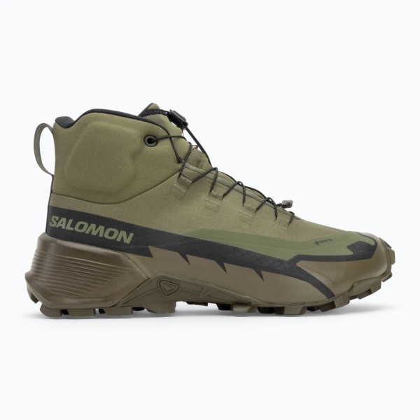 Ботинки Cross Hike Tracker GTX Salomon, цвет Ranger Green Earth Brown 2